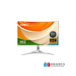 FRONTECH Ultima Series 22-Inch Curved LED Monitor – Full HD Display for Office, Gaming & CCTV Setup